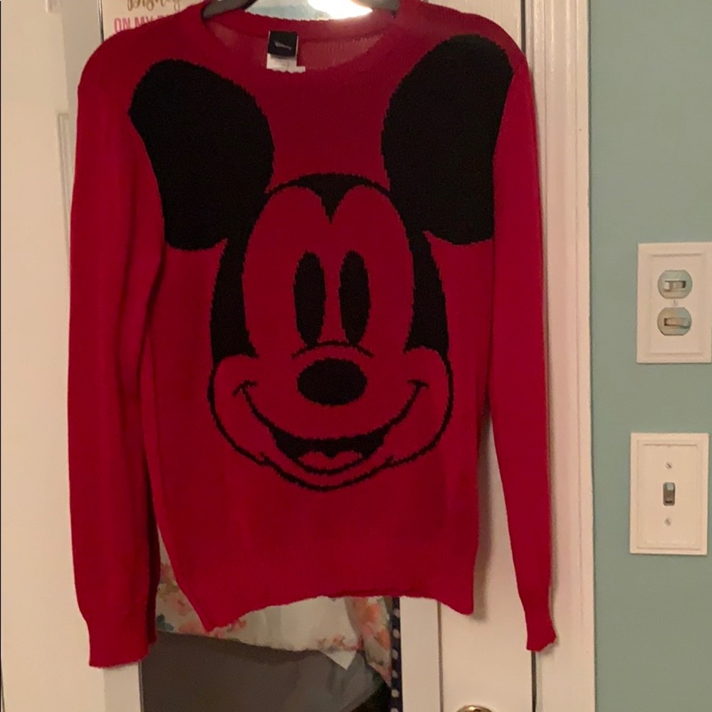 Red Mickey Sweater